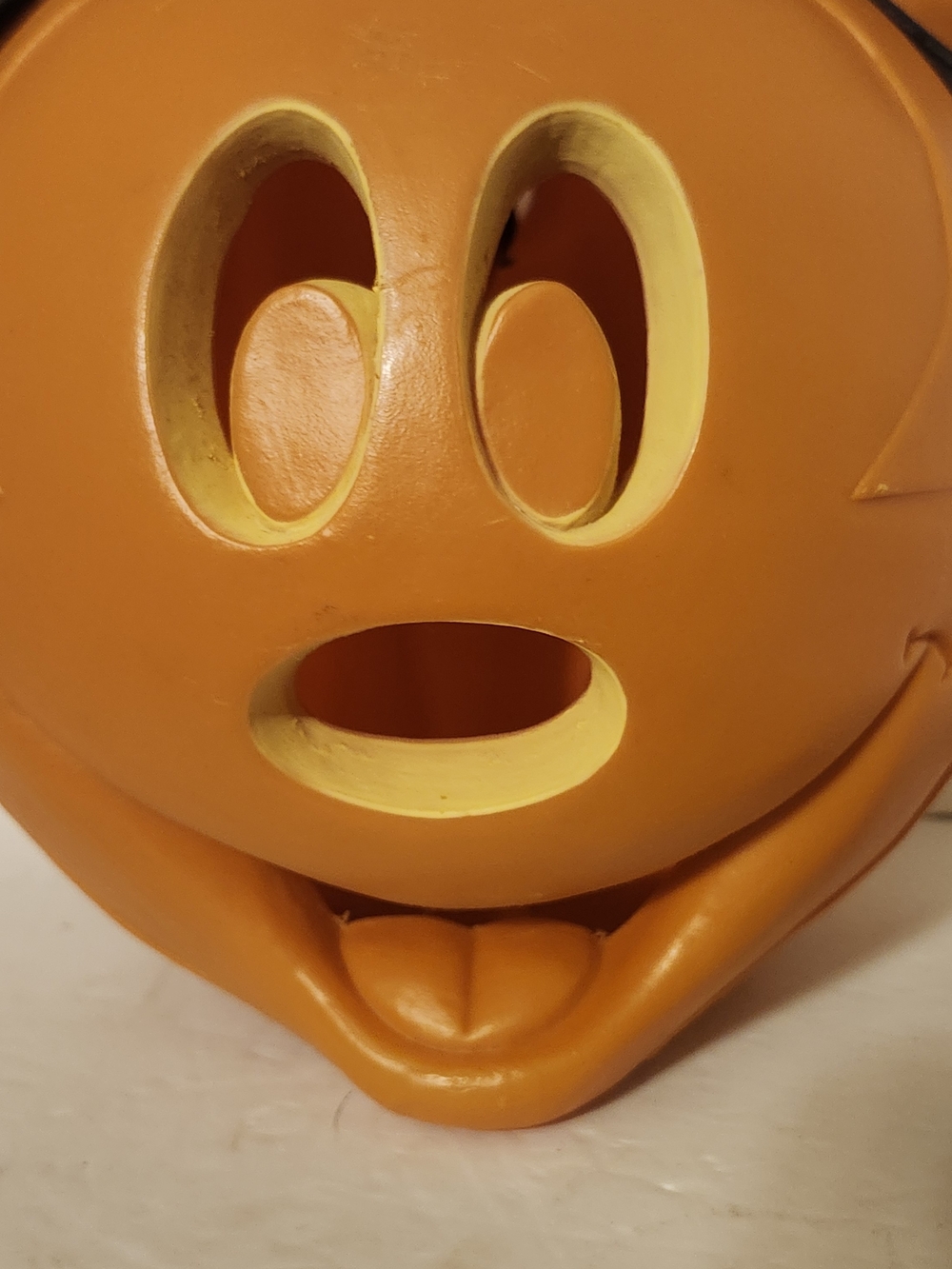 Disney Orange and Black Mickey Pumpkin Light-Up Decor - Picture 3 of 5